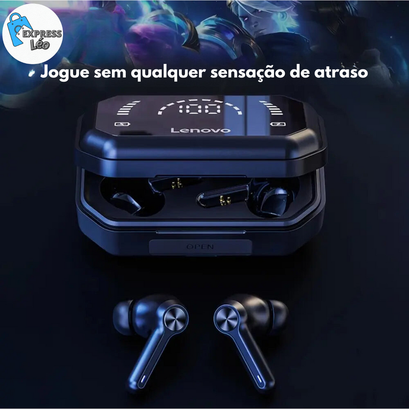 Lenovo LP3 Pro Auriculares Sem Fios TWS Bluetooth 5.0 - Som HiFi e Bateria de Longa Duração