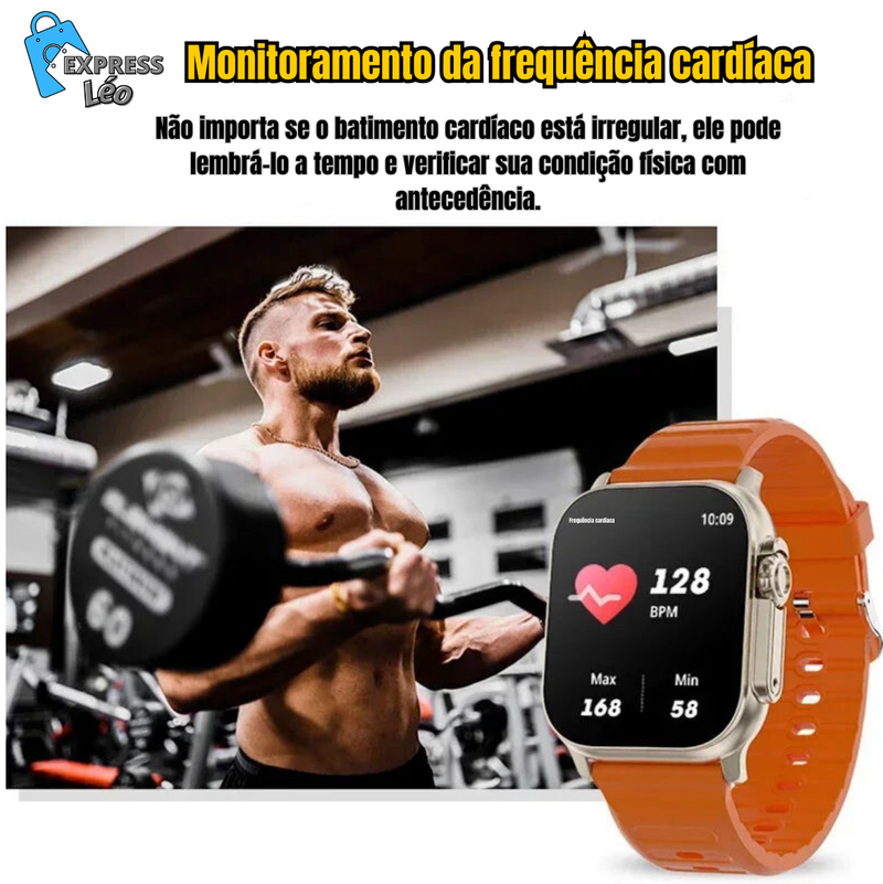 Novo Relógio T800 U2 Relógio Inteligente 49mm 2024 Smartwatch