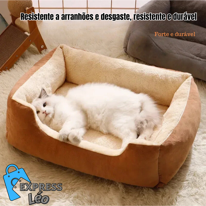 Cama para Gatos e Cães – Cesta Aconchegante e Acessórios para Pets