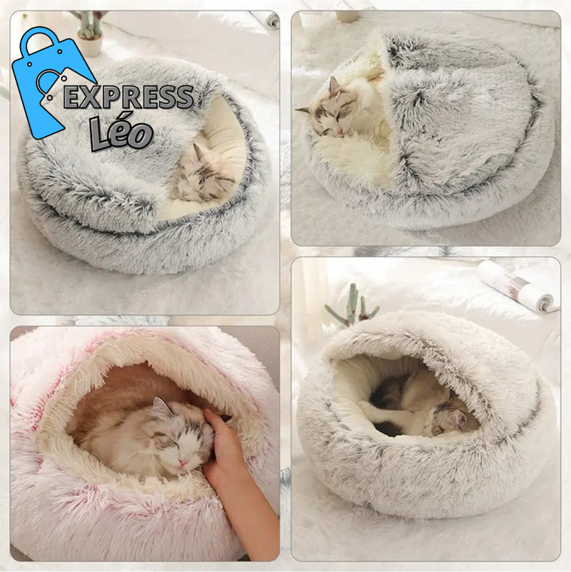 Cama para Gatos e Cães – Almofada Macia com Capa Removível