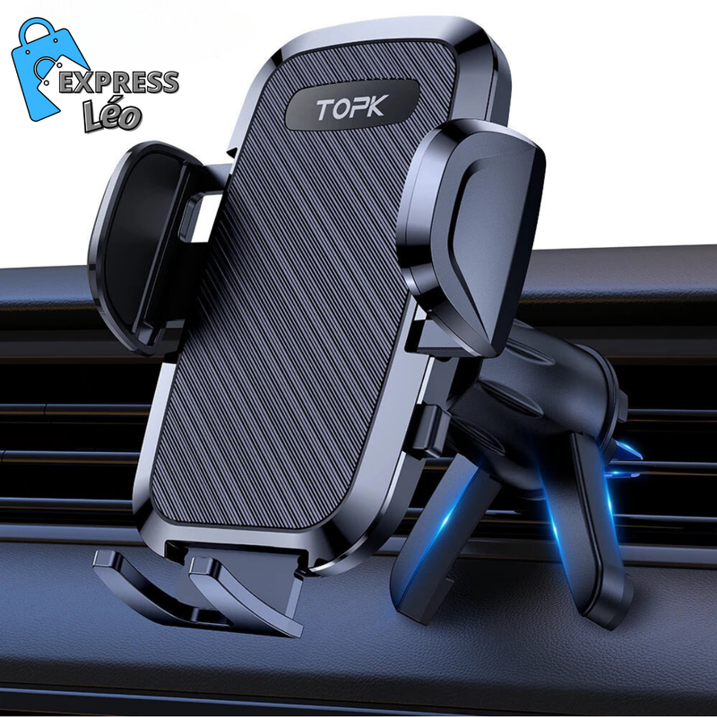 Suporte Universal para Celular TOPK - Suporte de Ventilação para Carro com Ajuste por Gravidade