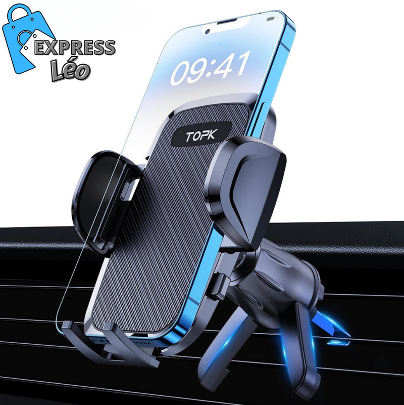 Suporte Universal para Celular TOPK - Suporte de Ventilação para Carro com Ajuste por Gravidade