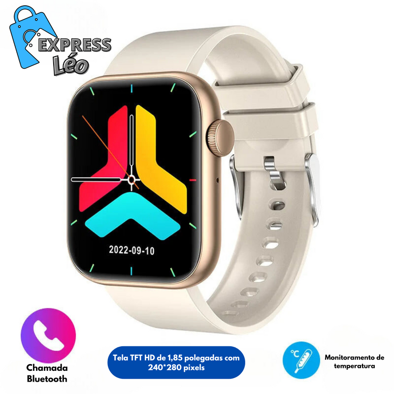 LIGE Smartwatch 2024 com Carregamento Sem Fios e Chamadas Bluetooth