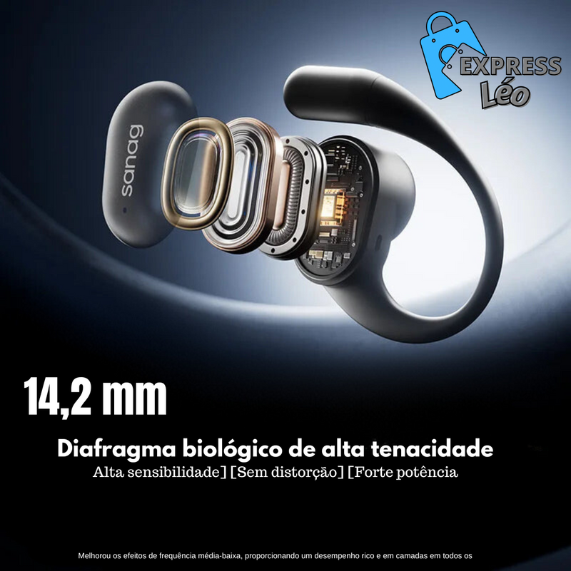 Fones de Ouvido Bluetooth Sanag C16S - Sem Fio, Som HiFi, Controle por APP